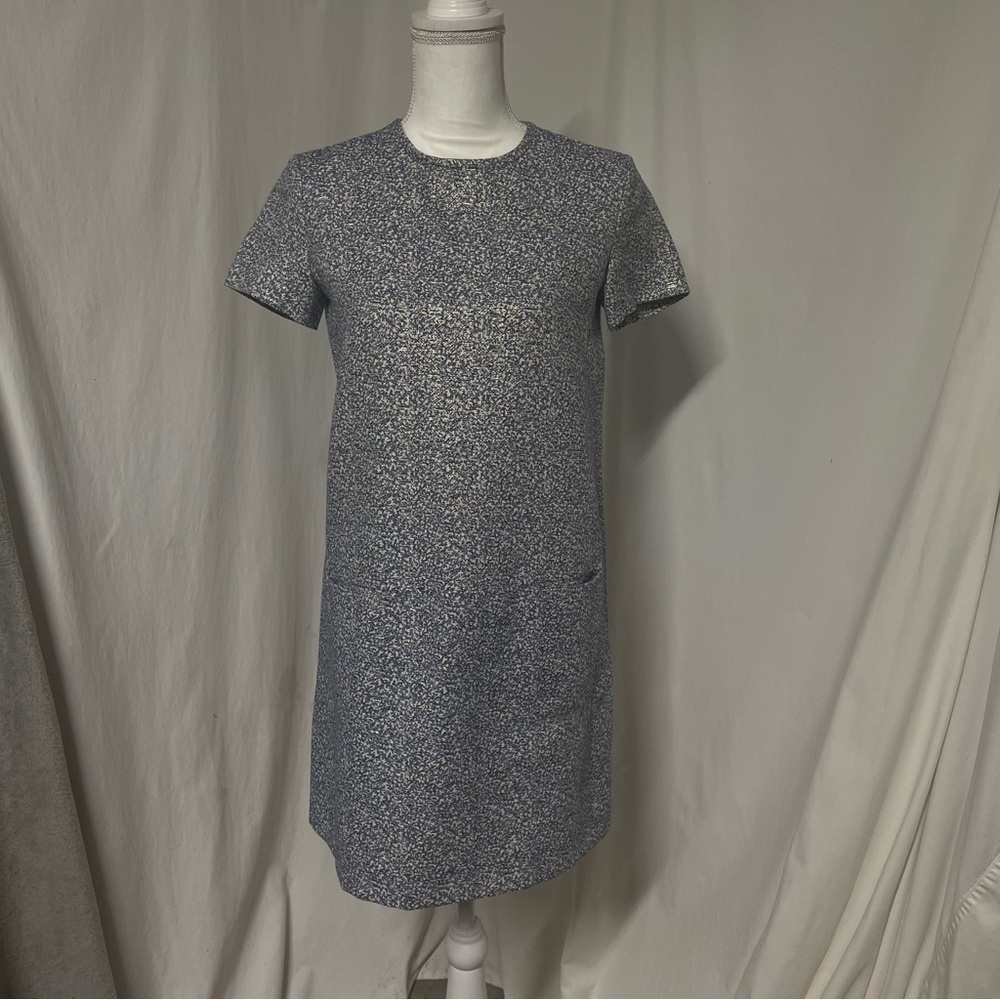 Paul & Joe Sister Blue Tweed‎ Mini Tunic Dress 36 4